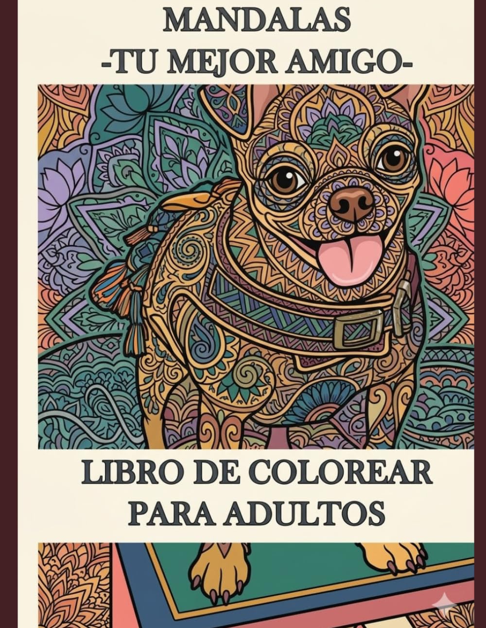 "MANDALAS""TU MEJOR AMIGO": LIBRO DE COLOREAR PARA ADULTOS