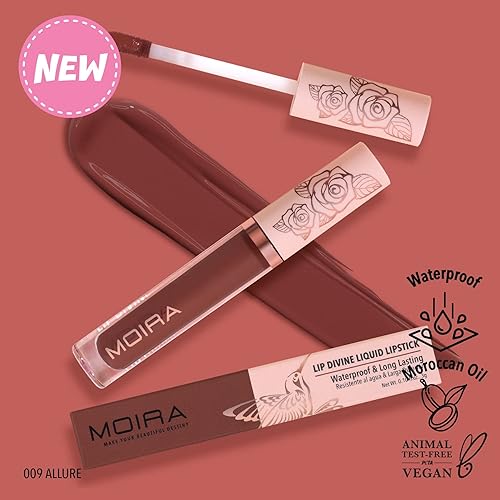 Vista 21 de Moira Lip Divine Liquid Lipstick (006, Madeline)