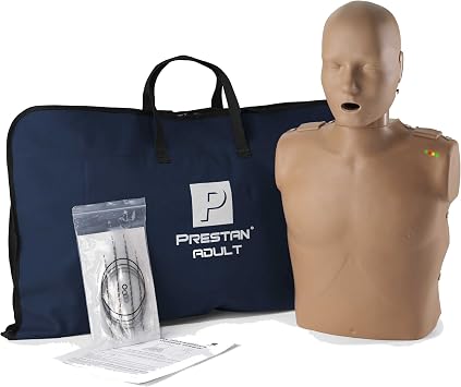 Prestan Products Prestan Professional Adult Dark Skin CPR-AED Training Manikin with CPR Monitor