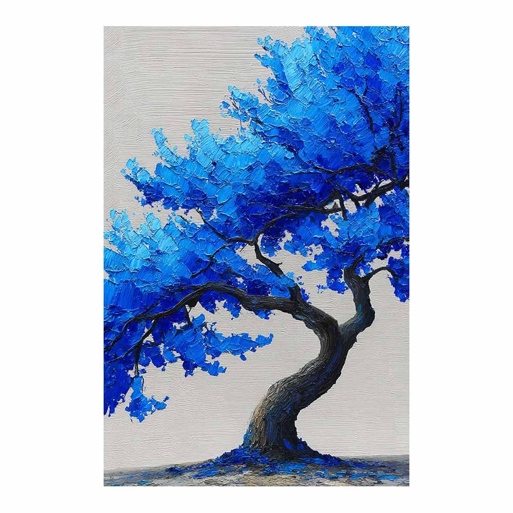 HOQIU Canvas Wall Art Golden autumn Forests tree tree poster, landscape wall art, for Living Room Bedroom Bathroom.(Multicolor)-80x120cm Unframed