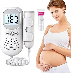Gel for Baby Heartbeat Monitor Pregnancy, Fetal Doppler Monitor Accessories Easy to Use at Home, Tri-G03