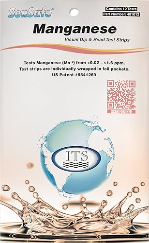 Miniatura 1 de Industrial Test Systems 481012 Sensafe Kit de tira de prueba de agua de manganeso 12 pruebas