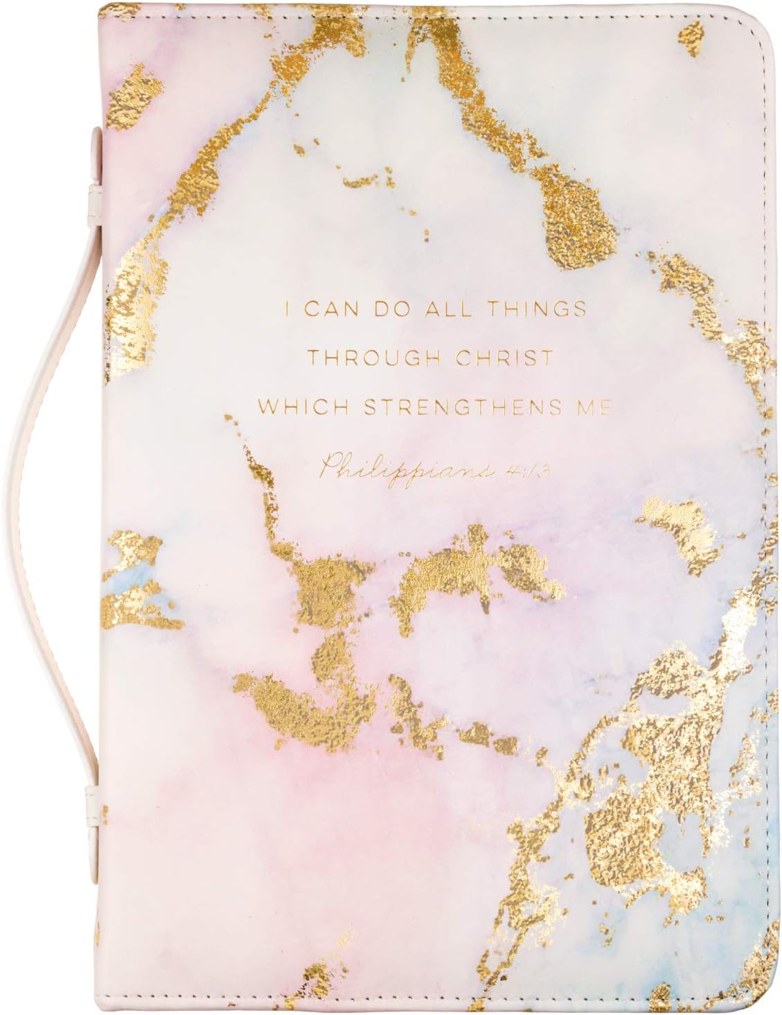 Eccolo Bible Cover Case for Men and Women, Marble Faux