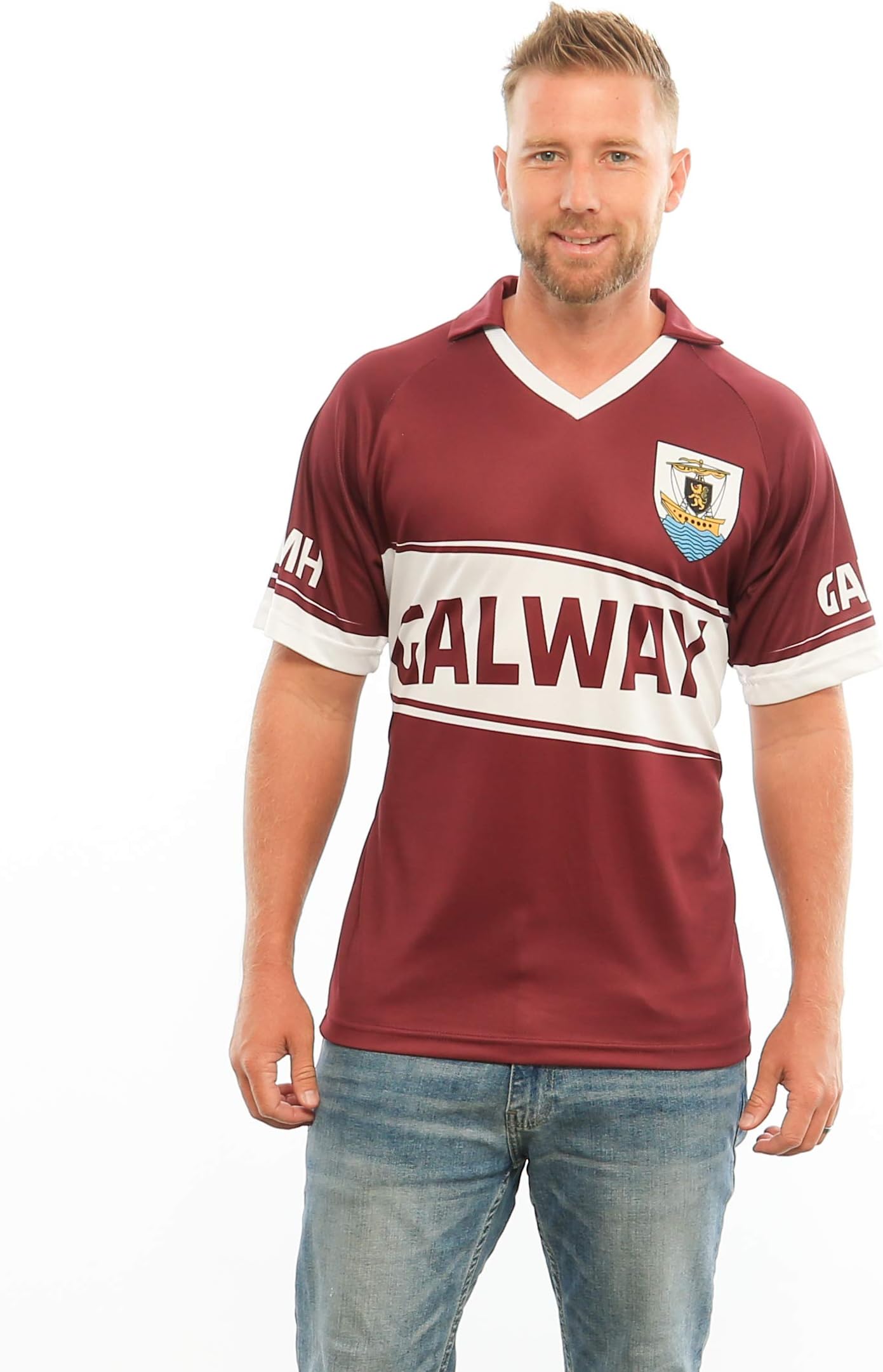 Dolmen Galway Replica Gaelic Rugby Jersey