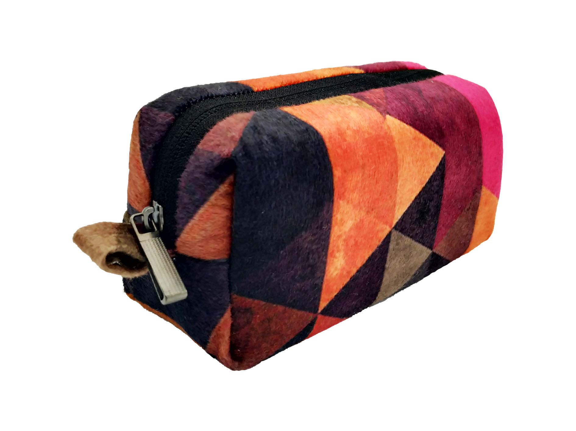 Khooti Multipurpose Printed Velvet Pencil Case Cum Pencil Pouch Organiser (Triangular Orange) (B07YFMPS1Z) Amazon Price History, Amazon Price Tracker