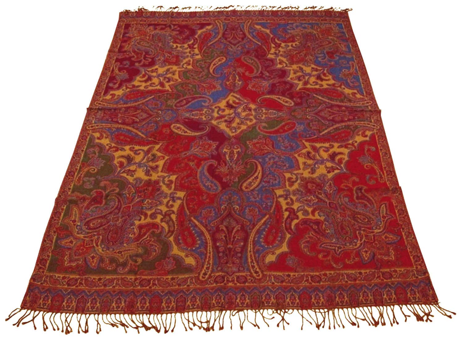 Lorenzo Cana Luksusowy koc żakardowy, tkany koc wełniany, bawełna z najdelikatniejszą wełną z wełny merynosów - jagnięca narzuta na sofę 140 cm x 200 cm 9625633