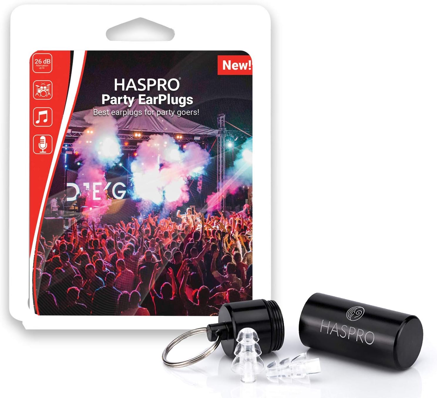 Party Earplugs - If you love concerts and loud music, these are for you!