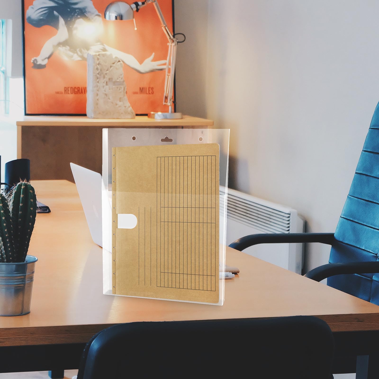Organizador de Archivos Colgante Paquete de 2 Unidades Adecuado para Oficina y Escuela Gran Capacidad, Material Pp Práctico y Liviano para Pared