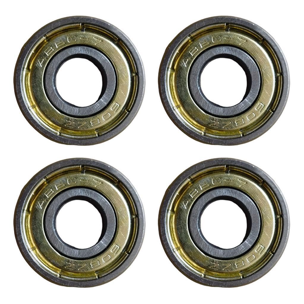 Prettyia P 4 Pcs Wheelchair Front Caster Wheel Bearings Replacements, 0.9 Inch Diameter For Most Standard Wheelchair, Make Smoother Ride