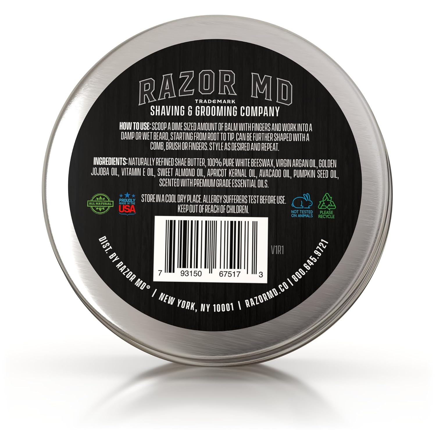 Natural Beard Balm for Men, Non-Greasy Styling Balm to Shape, Tame, Soften Skin, Citrus & Cedar, 2 oz Natural Beard Balm for Men, Non-Greasy Styling Balm to Shape, Tame, Soften Skin, Citrus & Cedar, 2 oz