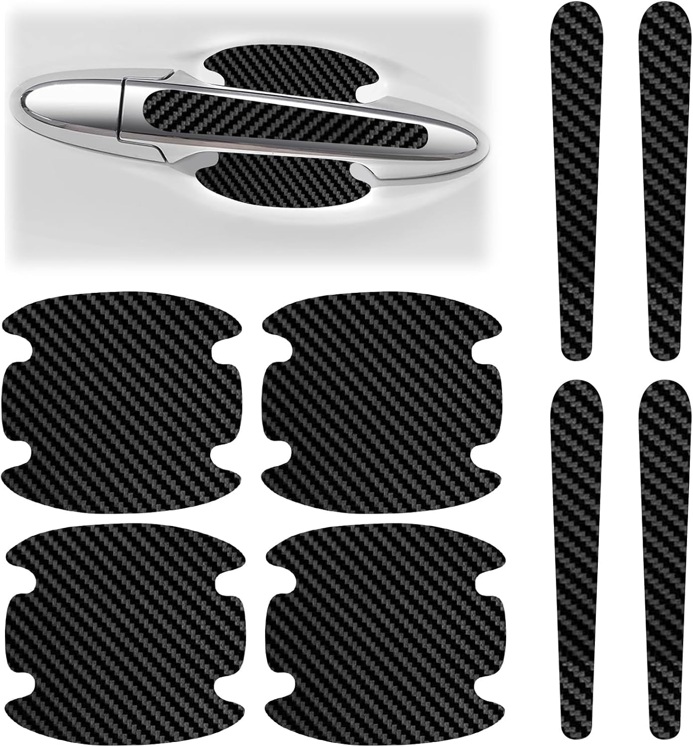 Woniyal 8PCS Car Door Handle Protective Film for Alfa Romeo Stelvio