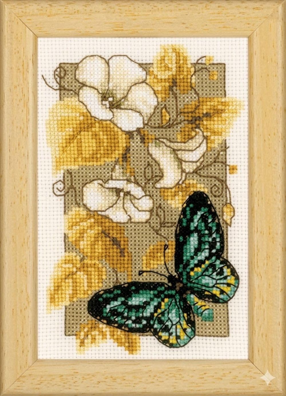 Vervaco Butterfly 2 Counted Cross Stitch Kit, Multi-Colour