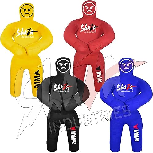 Miniatura 7 de Shaza Grappling - Maniquí de lucha para niños para fitness y entrenamiento, postura, golpe y lanzamiento de 39.4 in. Maniquí de boxeo para MMA,