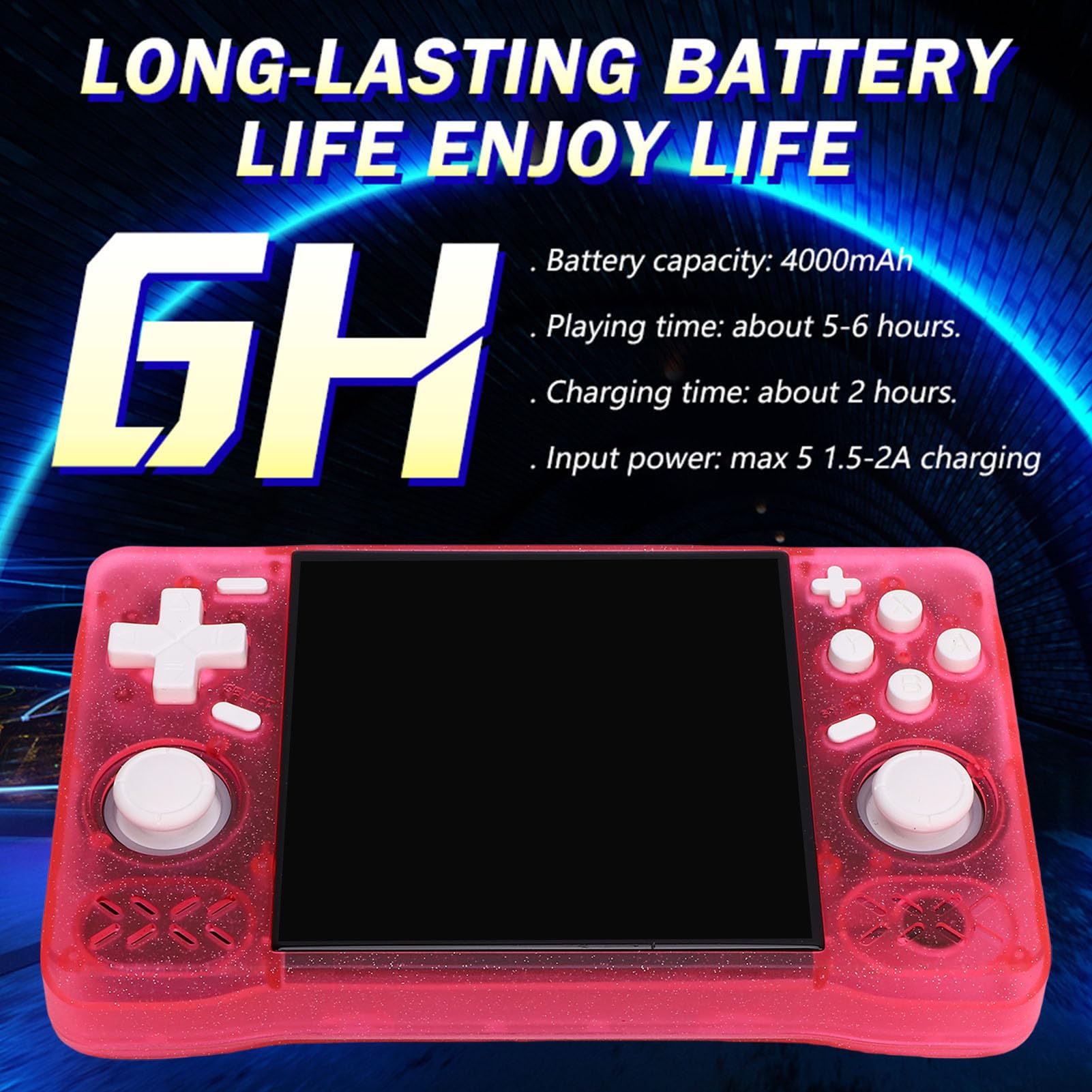 Generic Console di Gioco Portatile con Aggiornamento 2026, Console di Gioco Portatile retrò da 1,5 GHz con Schermo da 4 Pollici Ed Emulatori Multipli, Videogioco Tascabile per Viaggi a Casa (#9)