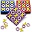 Tic Tac Toe (Bulk Pack of 120) 5x5 Foam Tic-Tac-Toe Mini Board Game Toys for Kids, Birthday Party Favors, Goody Bag Stuffers, Classroom Prizes & Occupational Therapy