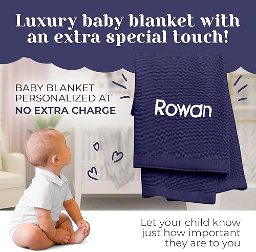 Miniatura 6 de berry bebe Manta de bebé personalizada, manta de bebé personalizada, manta de bebé personalizada para recién nacido, manta de bebé con monograma con