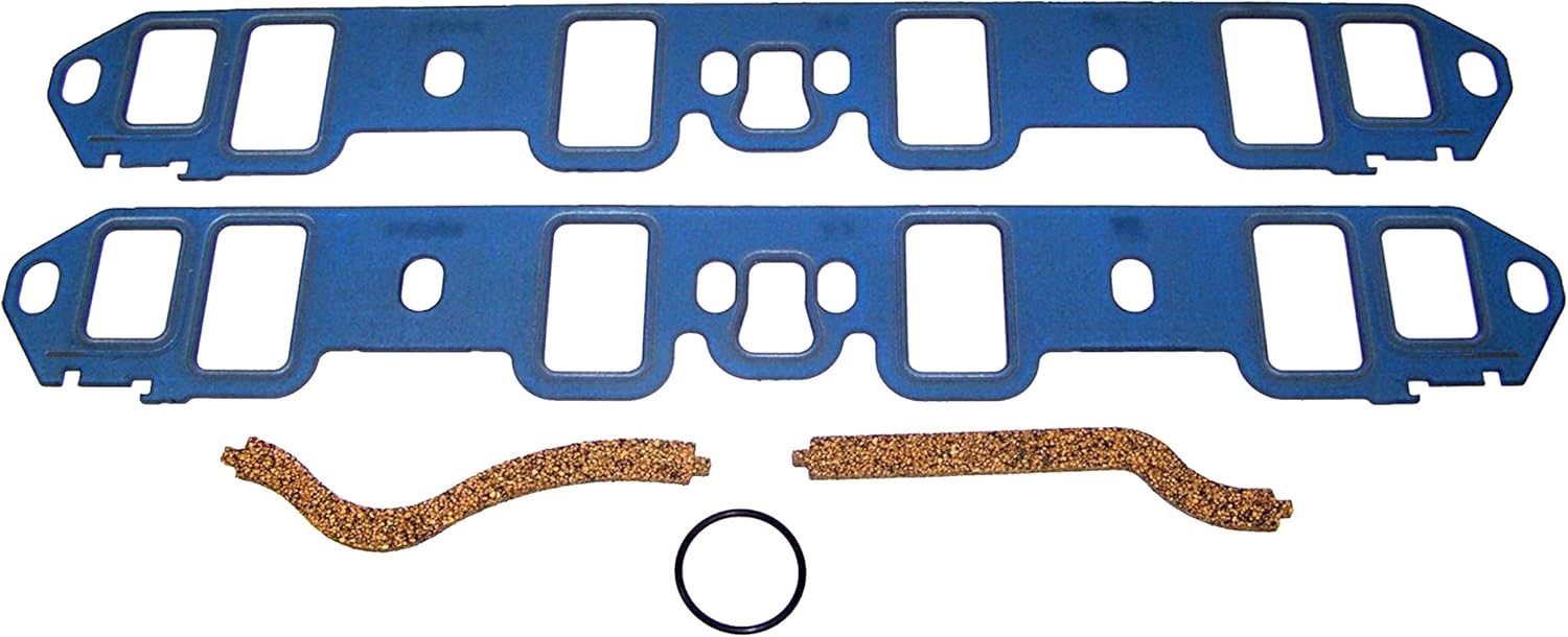 DNJ IG4112 Intake Manifold Gasket Set for 1962-1976 Ford, Mercury 300, Bronco, Caliente 4.3L-5.0L V8 16V OHV 4261cc