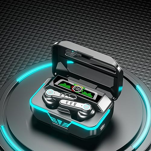 Miniatura 1 de Auriculares Bluetooth inalámbricos, capacidad de batería integrada de 600 mAh con 95 horas de tiempo de funcionamiento, auriculares deportivos,