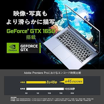 Amazon.co.jp: mouse クリエイター 14インチ ノートパソコン