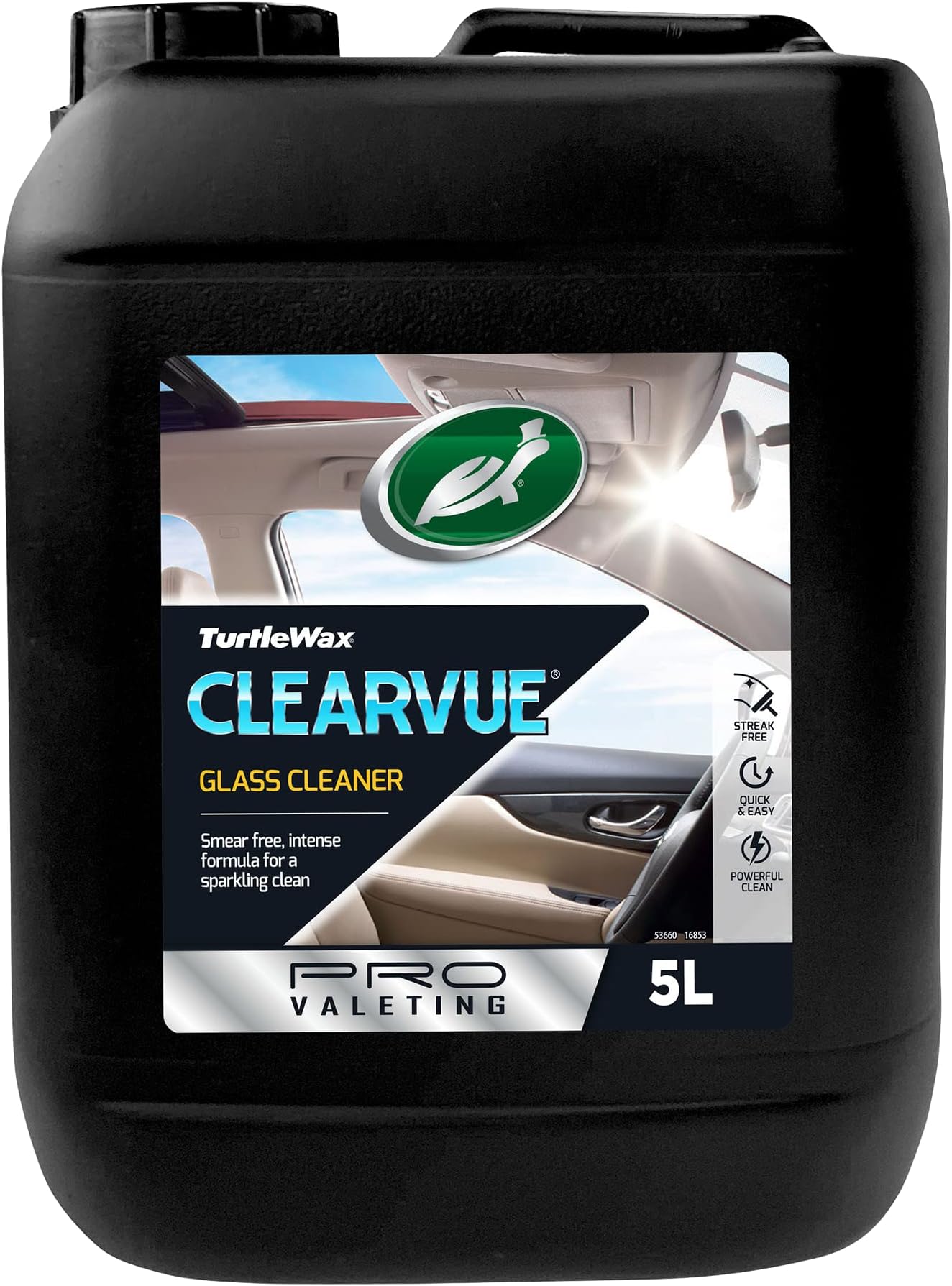 Turtle Wax 51781 Clearvue Car Glass Window Cleaner (5L)