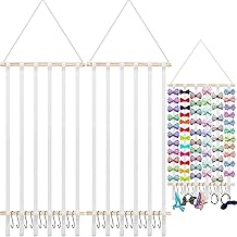 Qunclay 2 Pack Hair Bows Holder Organizer for Girls Baby Headband Hair Bows Holder Hanging Bow Organizer Head Band Storage for baby Girls Toddler Room Decor