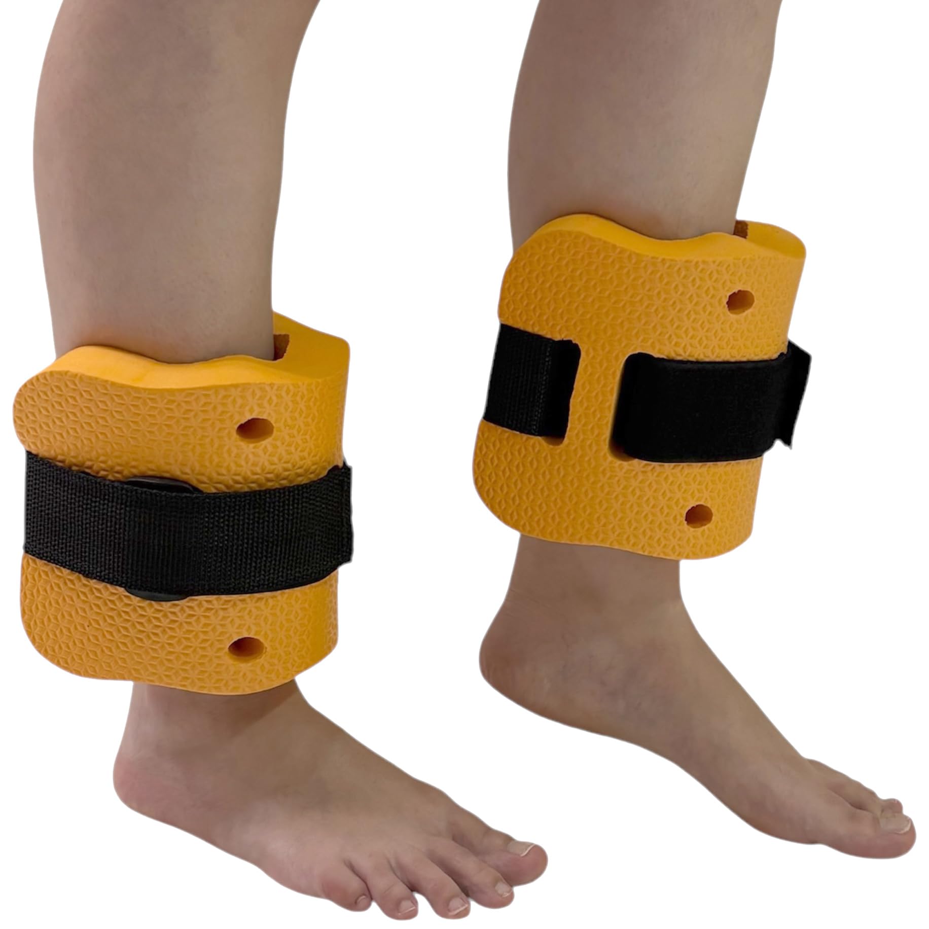 Par de Caneleiras de Hidroginástica Em EVA Peso 3 à 4kg DF4032-LR Laranja Dafoca Sports