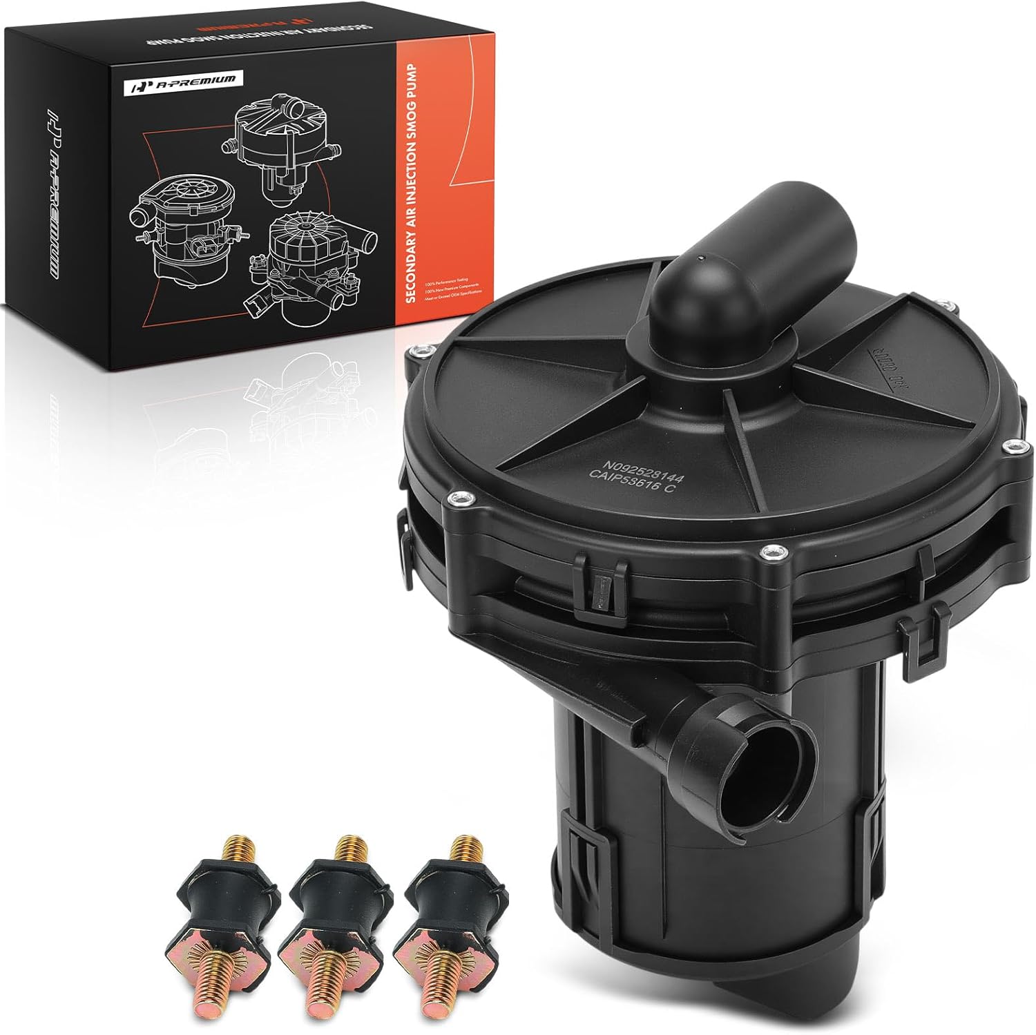 A-Premium Secondary Air Injection Smog Pump Compatible with BMW E36 Series 318i, 318is, 318ti, Z3, 1996 1997 1998 1999, 1.9L