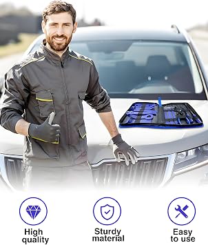 19PCS Car Trim Removal Tool Kit, Plastic Pry Tool Kit Auto for Door Panel & Dashboard, Car Panel Removal Tools (Blue)