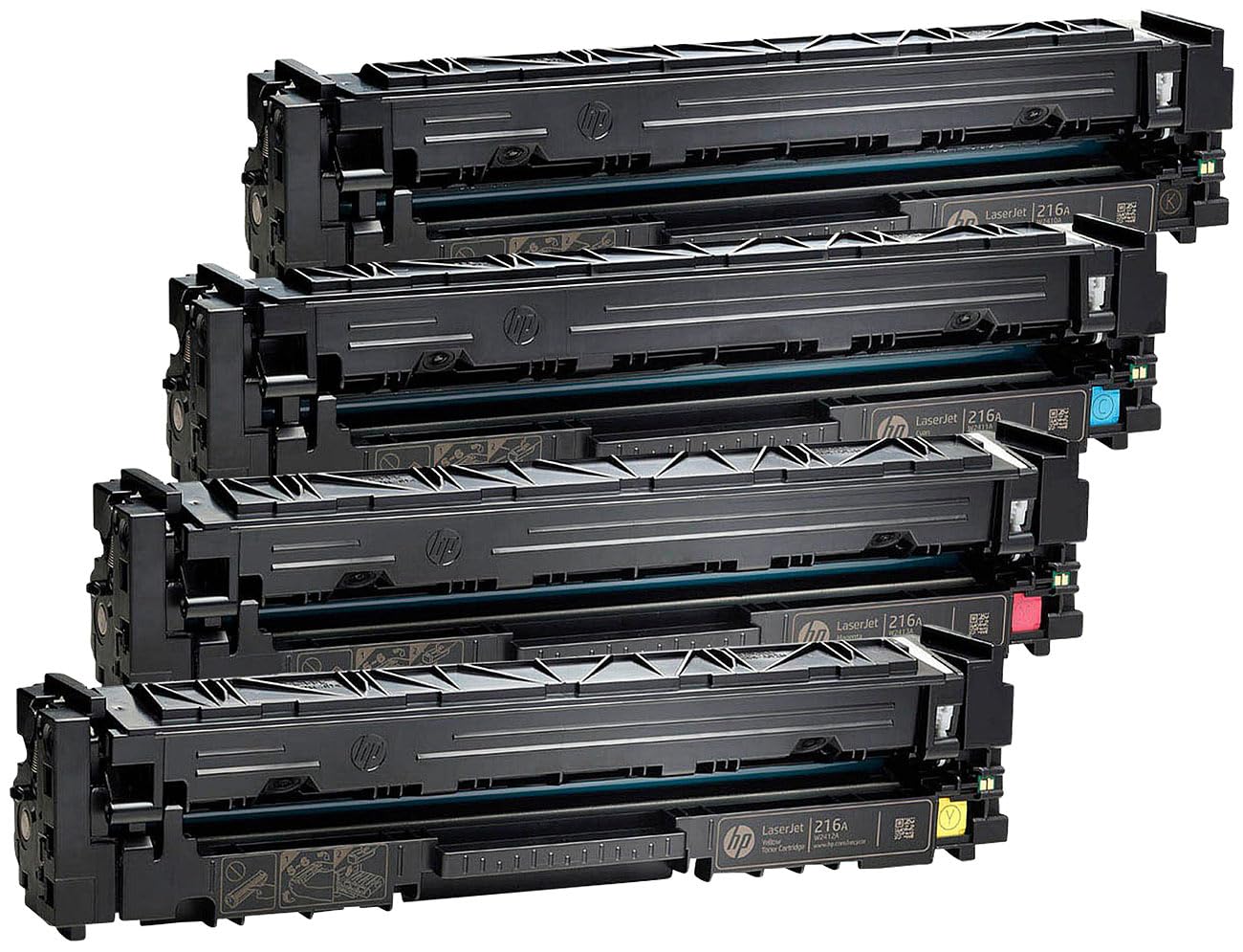 HP Cartouches de toner d'origine 216A W2410A - 13A, BK/C/M/Y, Cartouche Imprimante