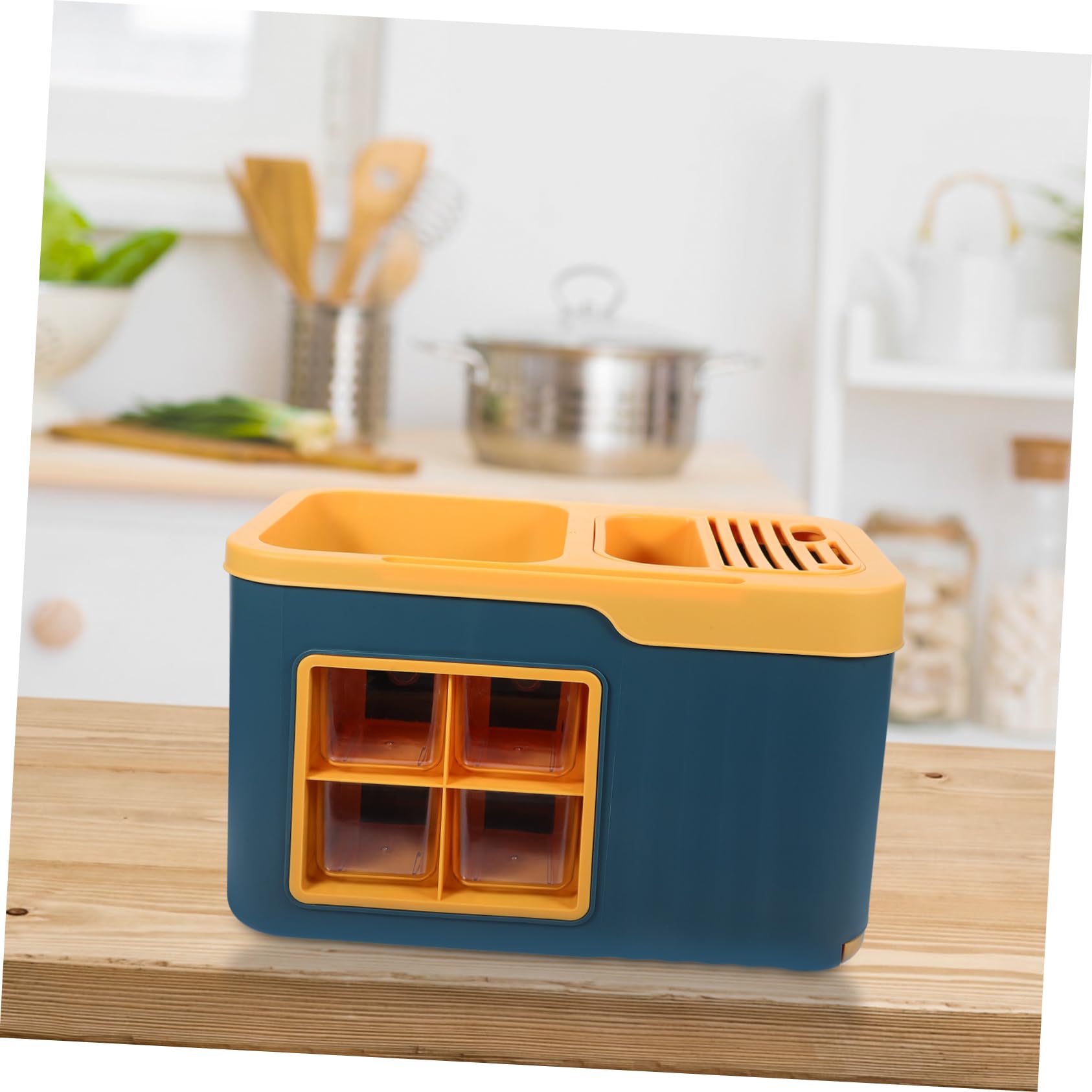 IMIKEYA Scatola Di Condimento Cremagliera Spezie Cutter Titolare Sale Zucchero Titolare Riutilizzabile Rack Di Stoccaggio Di Spezie Semplice Contenitore Di Spezie Barattolo Di Spezie
