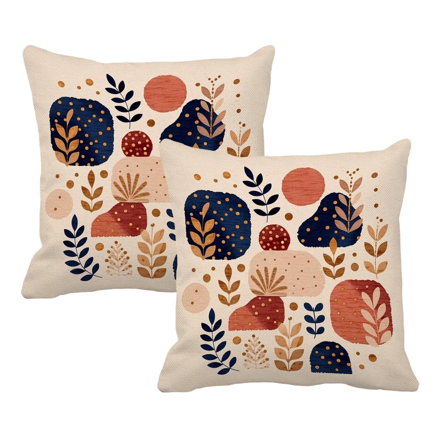 Housses coussin 80x80 anti-pluie abricot pour protéger vos grands coussins de jardin