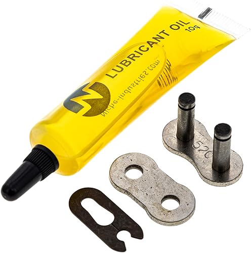 Miniatura 8 de NICHE Combo de cadena de piñón de transmisión para Polaris Trail Blazer 250 delantero 11 trasero 36 dientes 520NZ estándar 76 eslabones