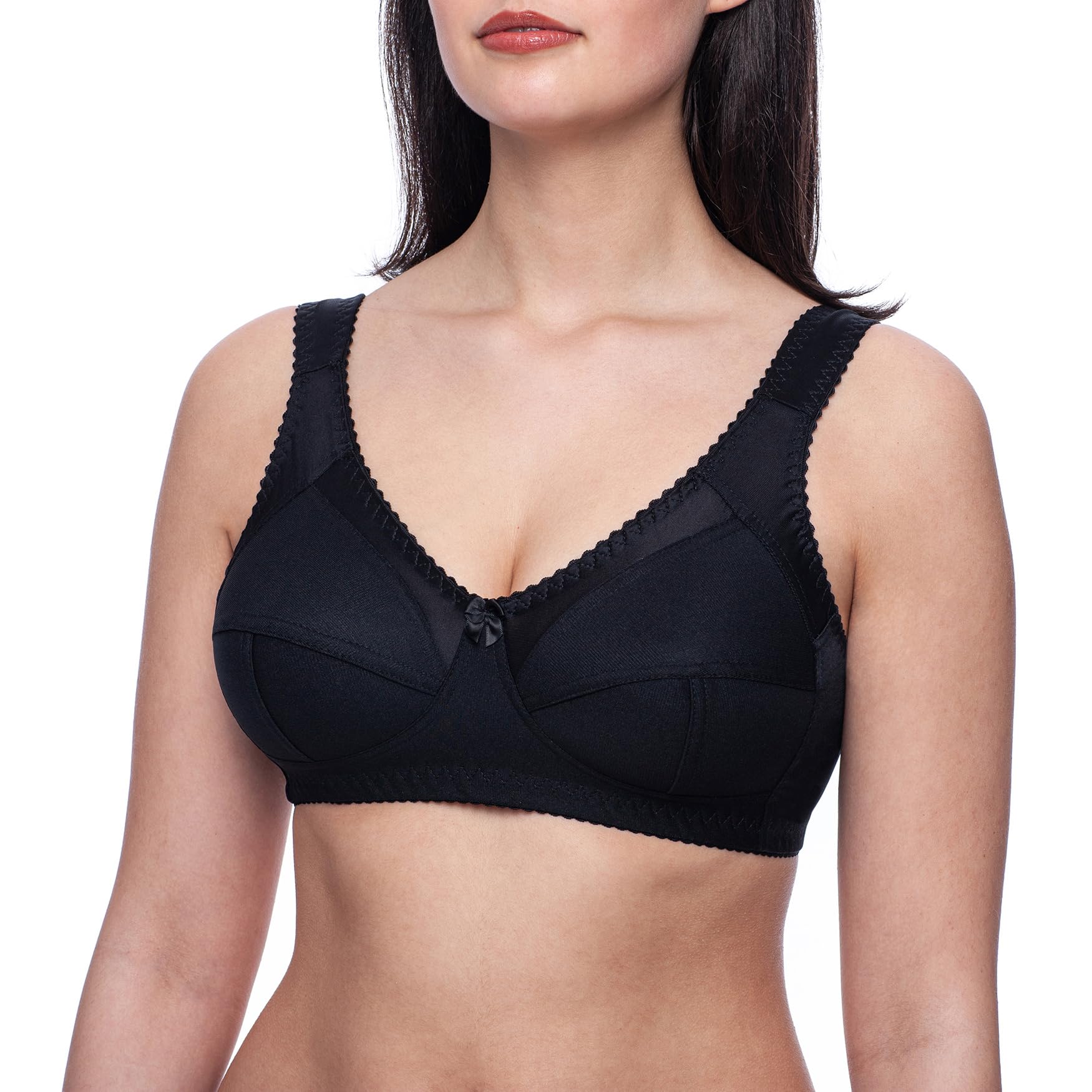 frugue Reggiseno Senza Ferretto Contenitivo Taglie Forti Pizzo Donna