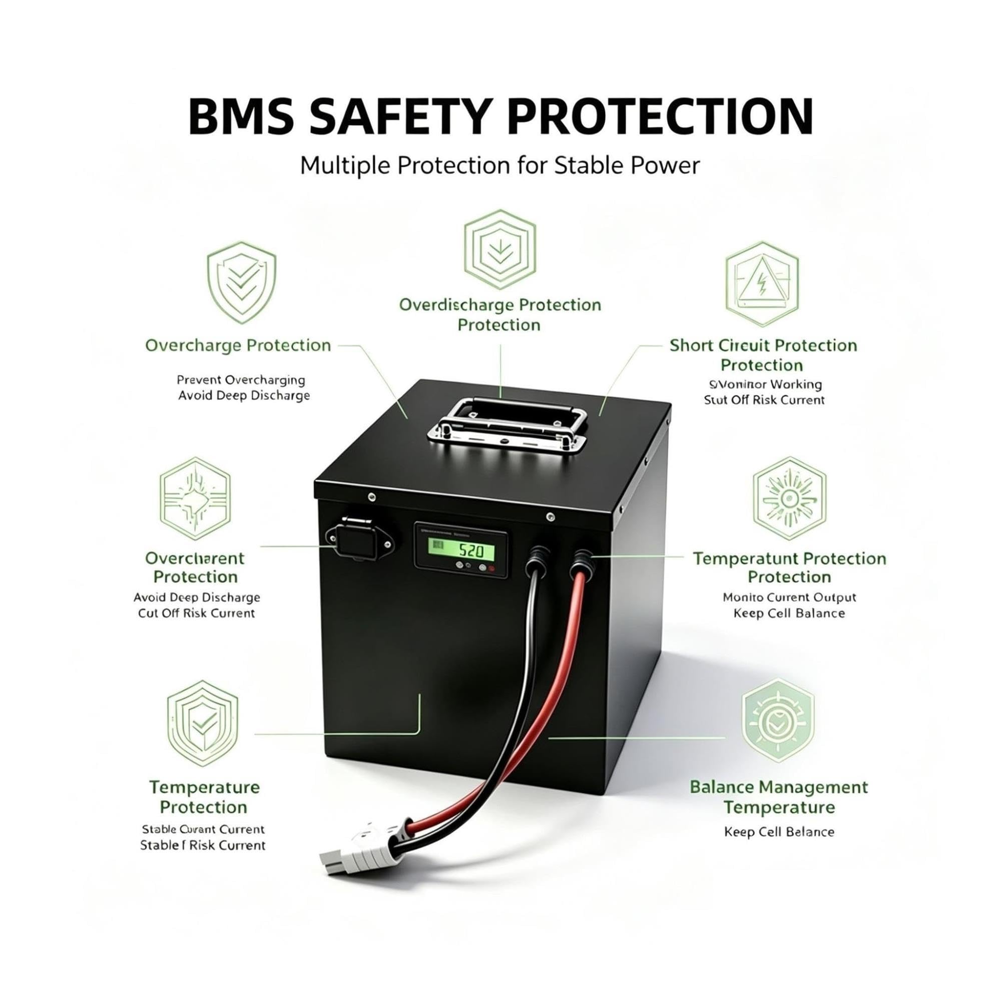 Batería De Litio Lifepo4 72V 50Ah 60Ah 80Ah 100Ah 120Ah 150Ah 200Ah