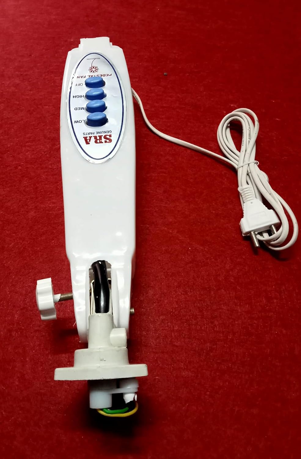 Buy Plastic Pedestal Fan Switch Box WhiteSky Blue RedTotel Langth13.5