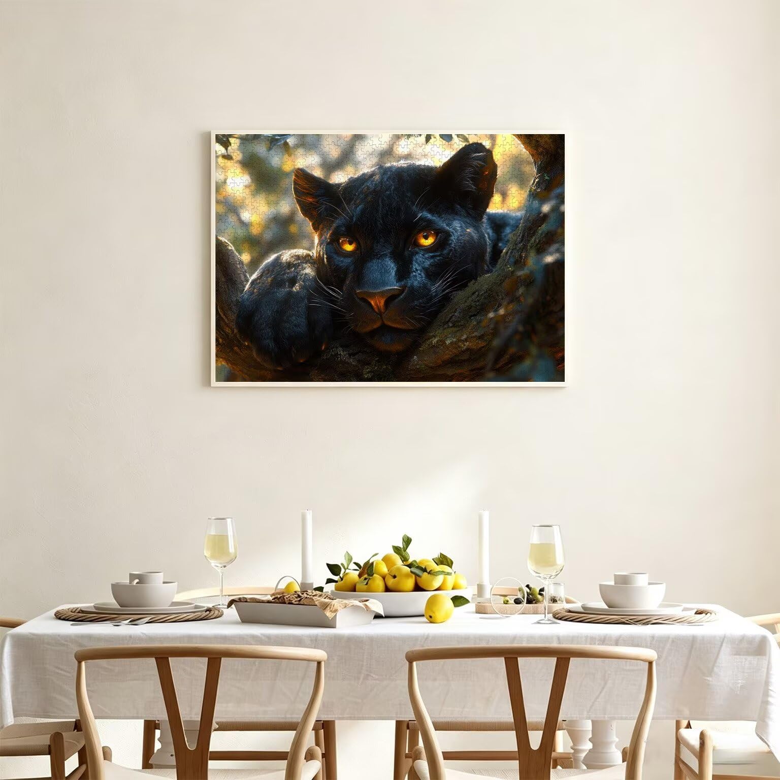 Puzzle 5000 Pezzi Leopardo Puzzle Legno Foreste, n-6