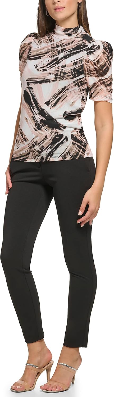 Women's Half Sleeve Crew Neck Blouse - Image 2