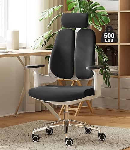 Big and Tall Office Chair, 500LB Heavy Duty Ergonomic Chair