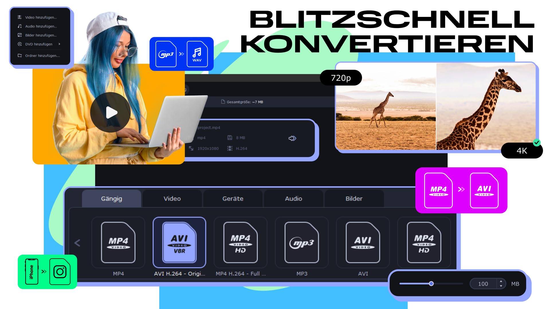 Movavi Video Suite für Mac - 1-Jahres-Lizenz | Geschäft | 1 Gerät | Mac | Mac Aktivierungscode per Email