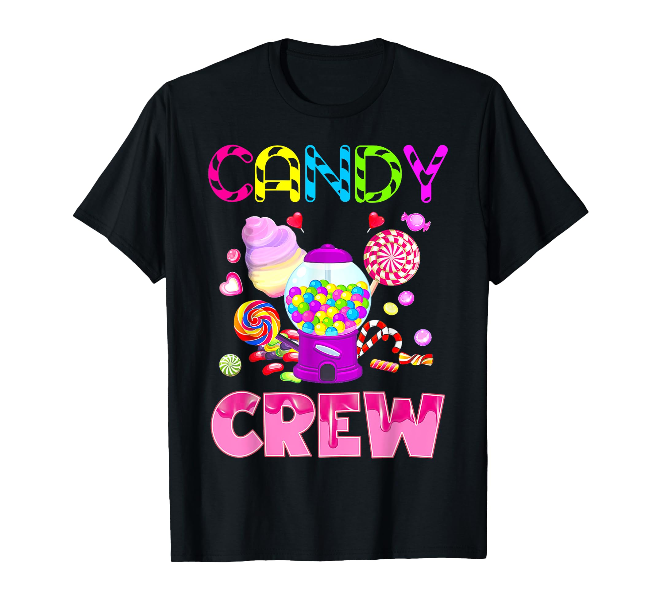 Candy Crew Decorations Sweetie Candy Squad Candy Birthday T-Shirt