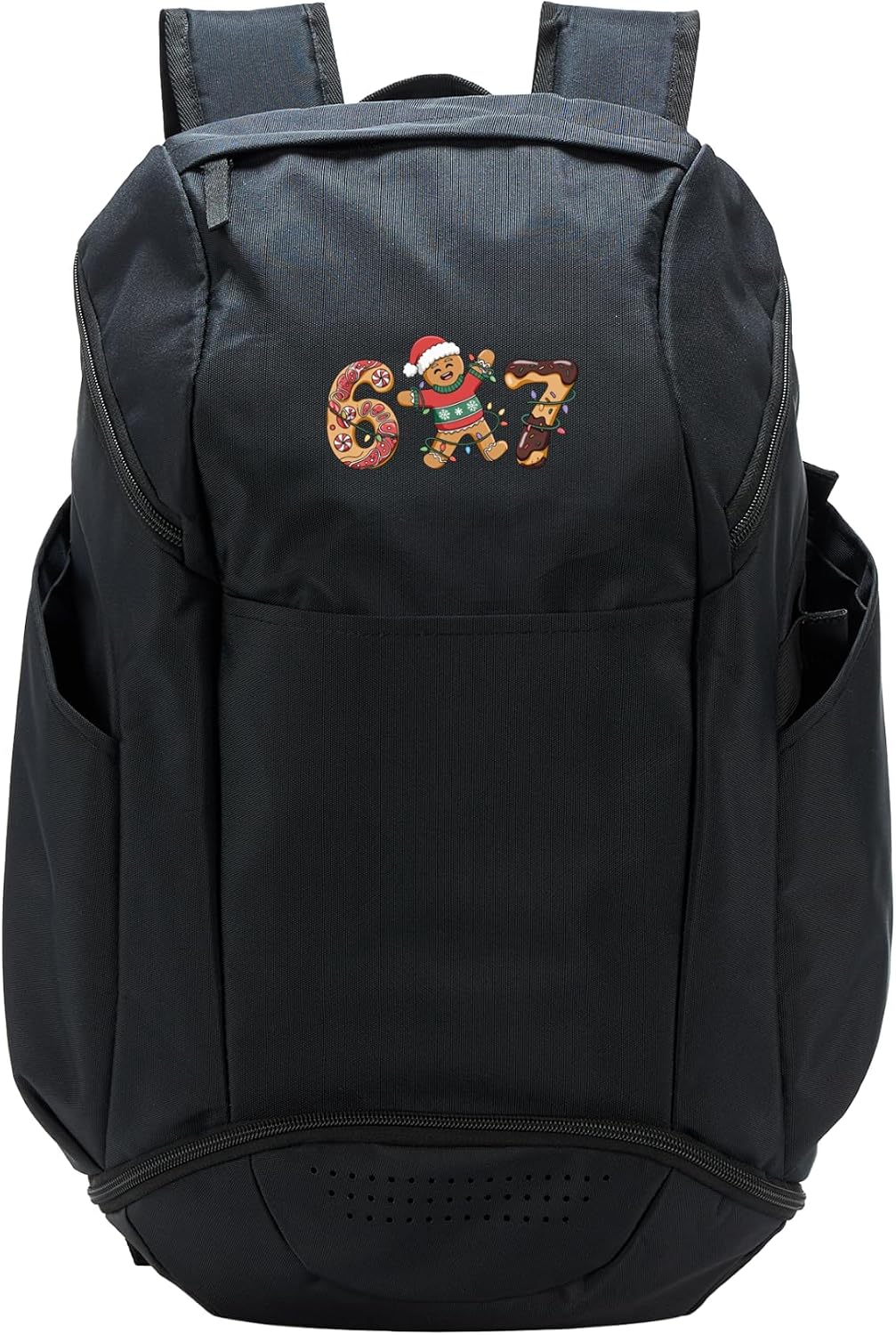 Gingerbread Ice Cream Drip 67 Trending Meme Gen Alpha Slang Sport Backpack