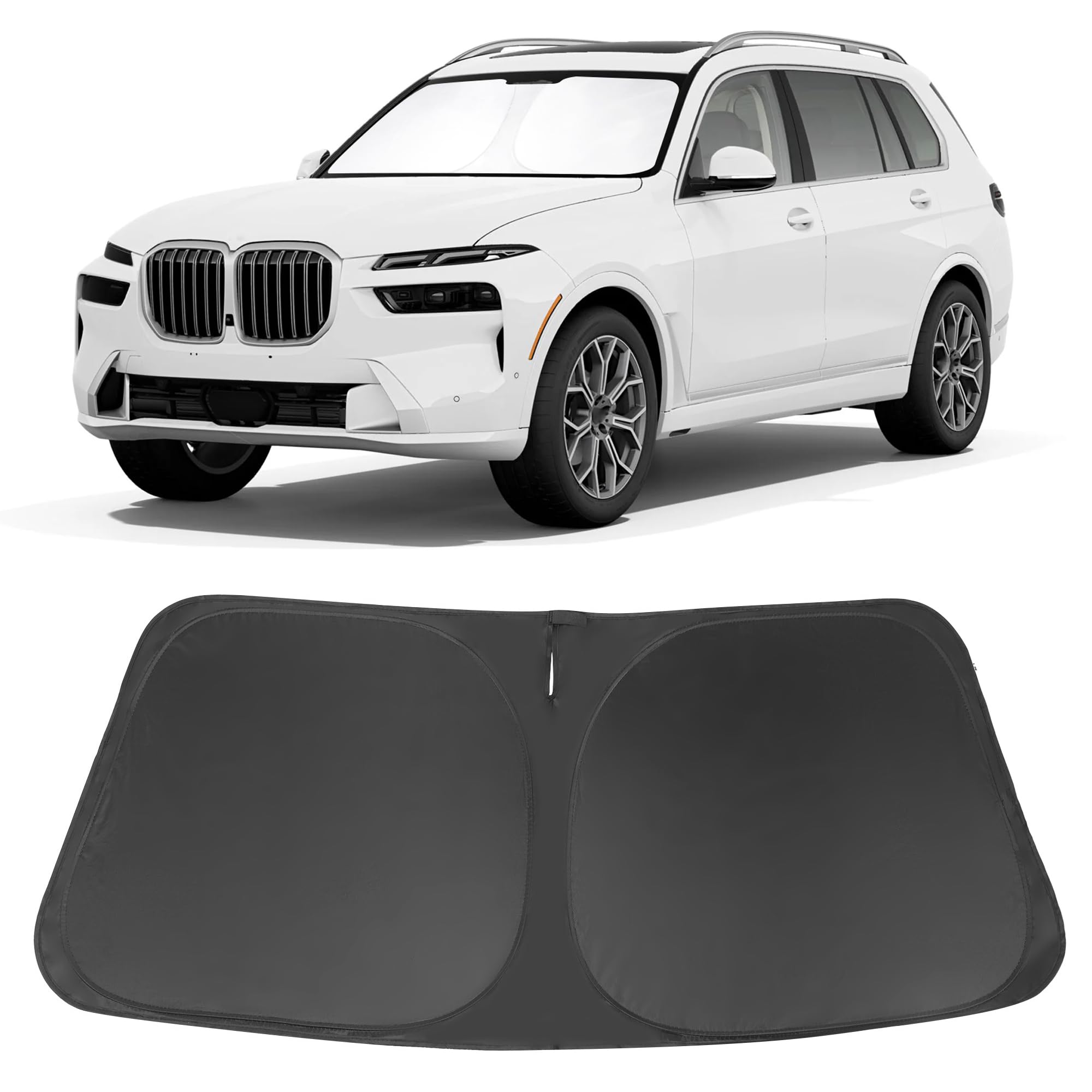 Windshield Sun Shade for 2021-2025 2026 BMW X7 3.0L xDrive40i