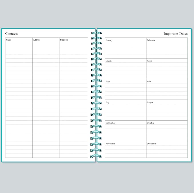 Daily Planner Undated - A5 To Do List Notebook | Perfect for Pinterest