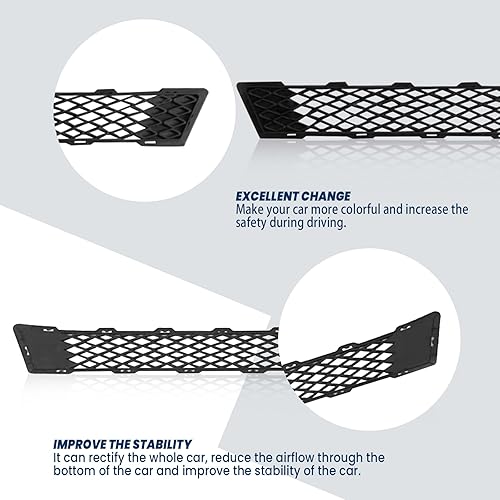 Miniatura 4 de Parachoques delantero inferior rejilla, ajuste 2011 2012 2013 para KIA Optima EX LX SX reemplazo negro malla frontal rejilla kit de repuesto para