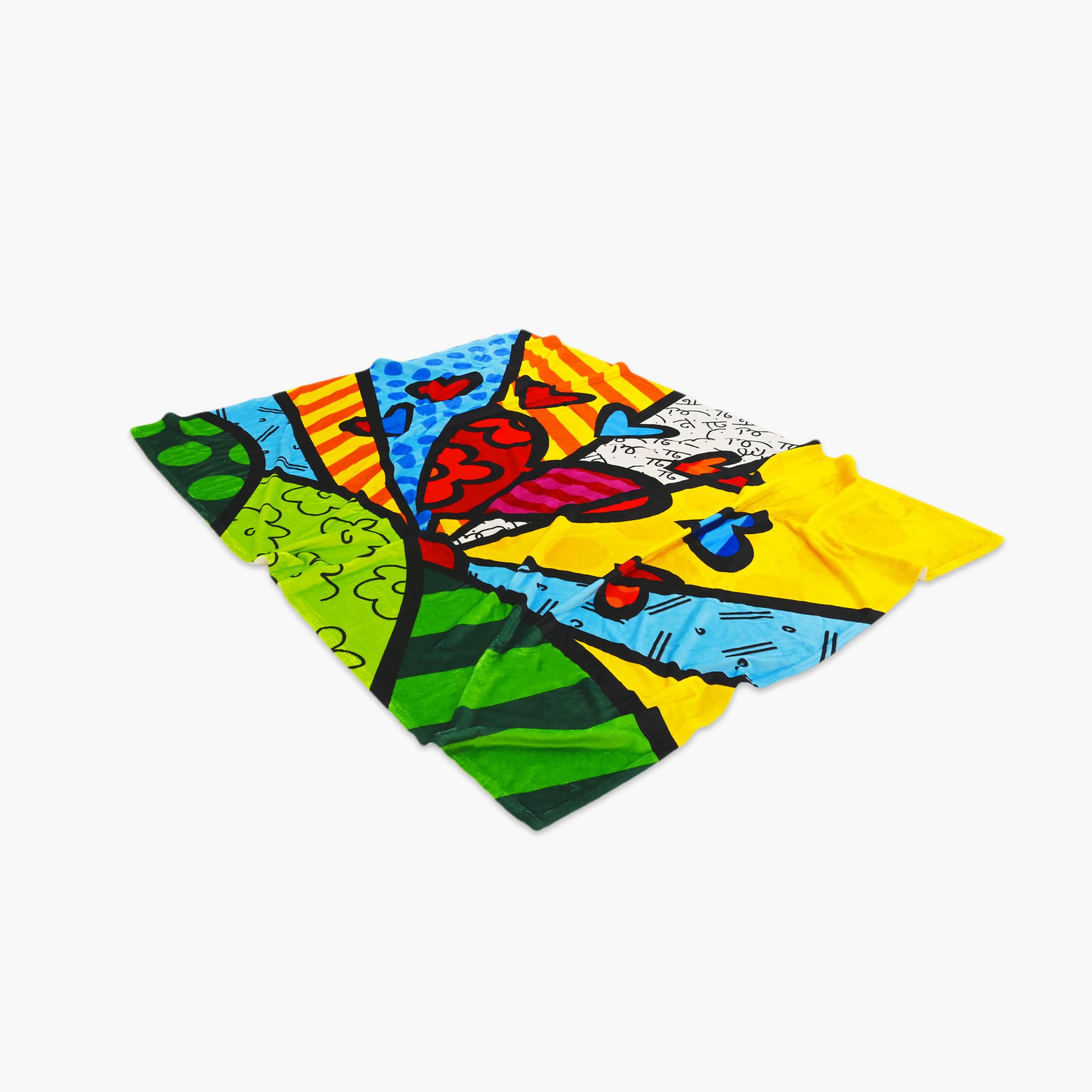 Amazon｜BRITTO ロメロリュクス ブランケット&スロー カラフルな