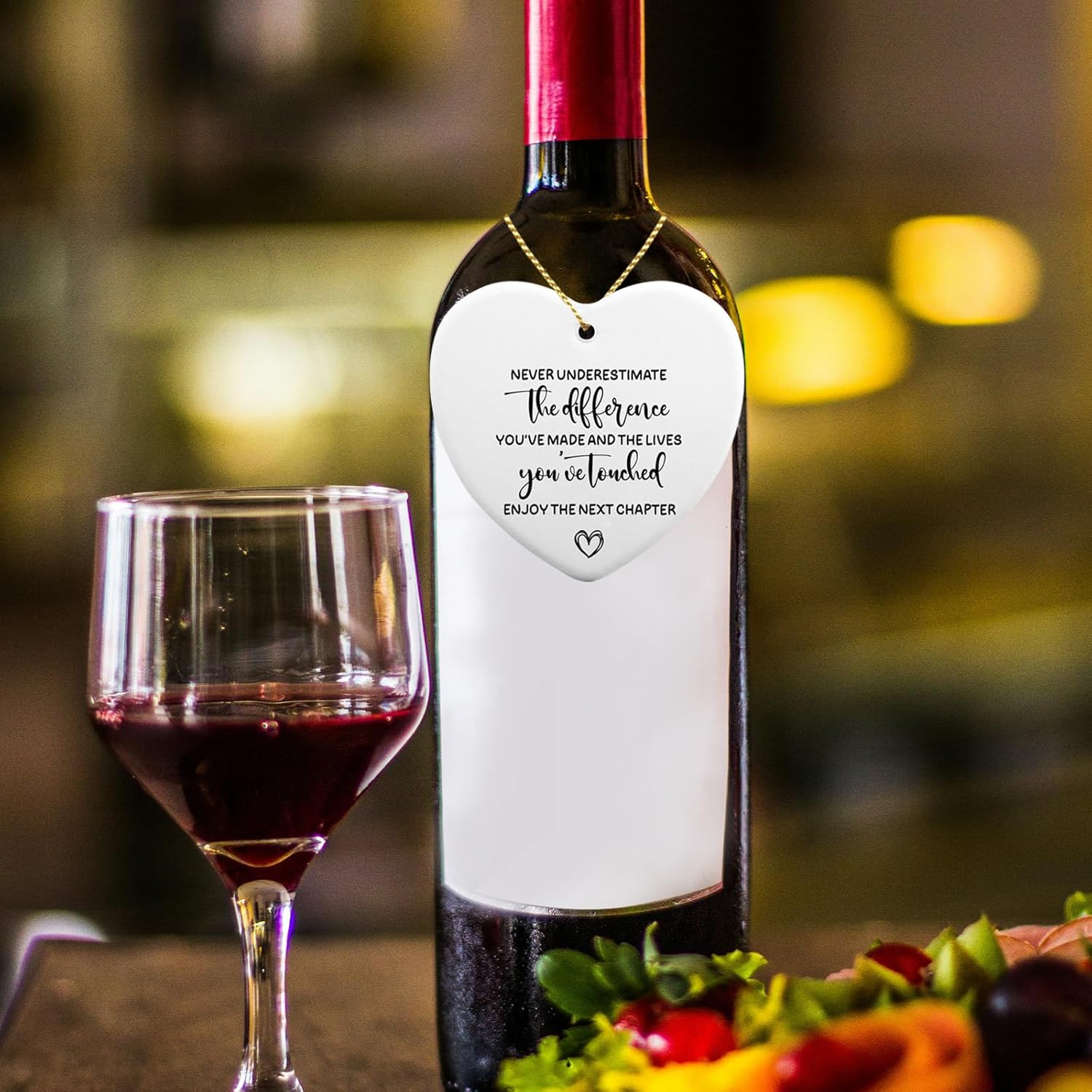 Farewell Ceramic Heart Keepsake for Friends - Goodbye Gift for Coworkers Leaving, Going Away Present for Women, Boss, Employee, Leader, Colleague - Image 5