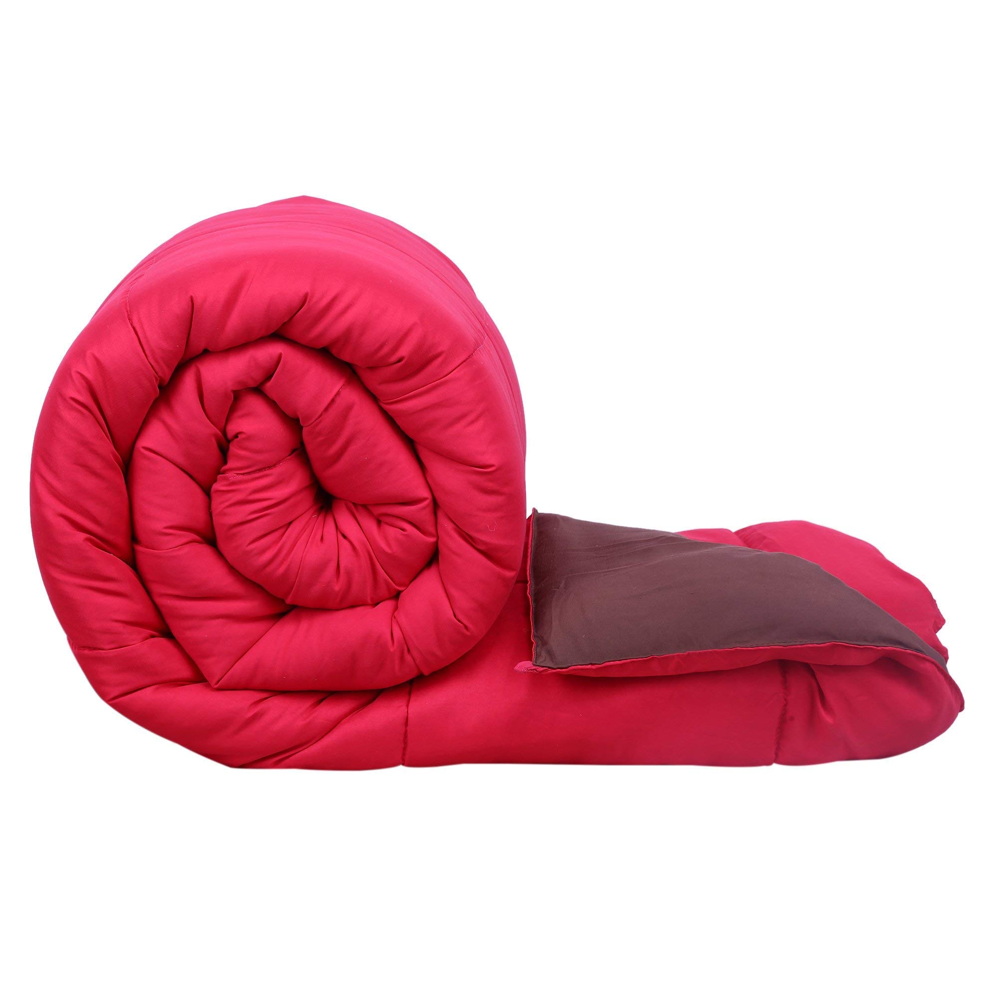 SHOPINGTRADE - Cotton Reversible Comforter, Single Bed ( Pink & Purple, 200 GSM)-image-24