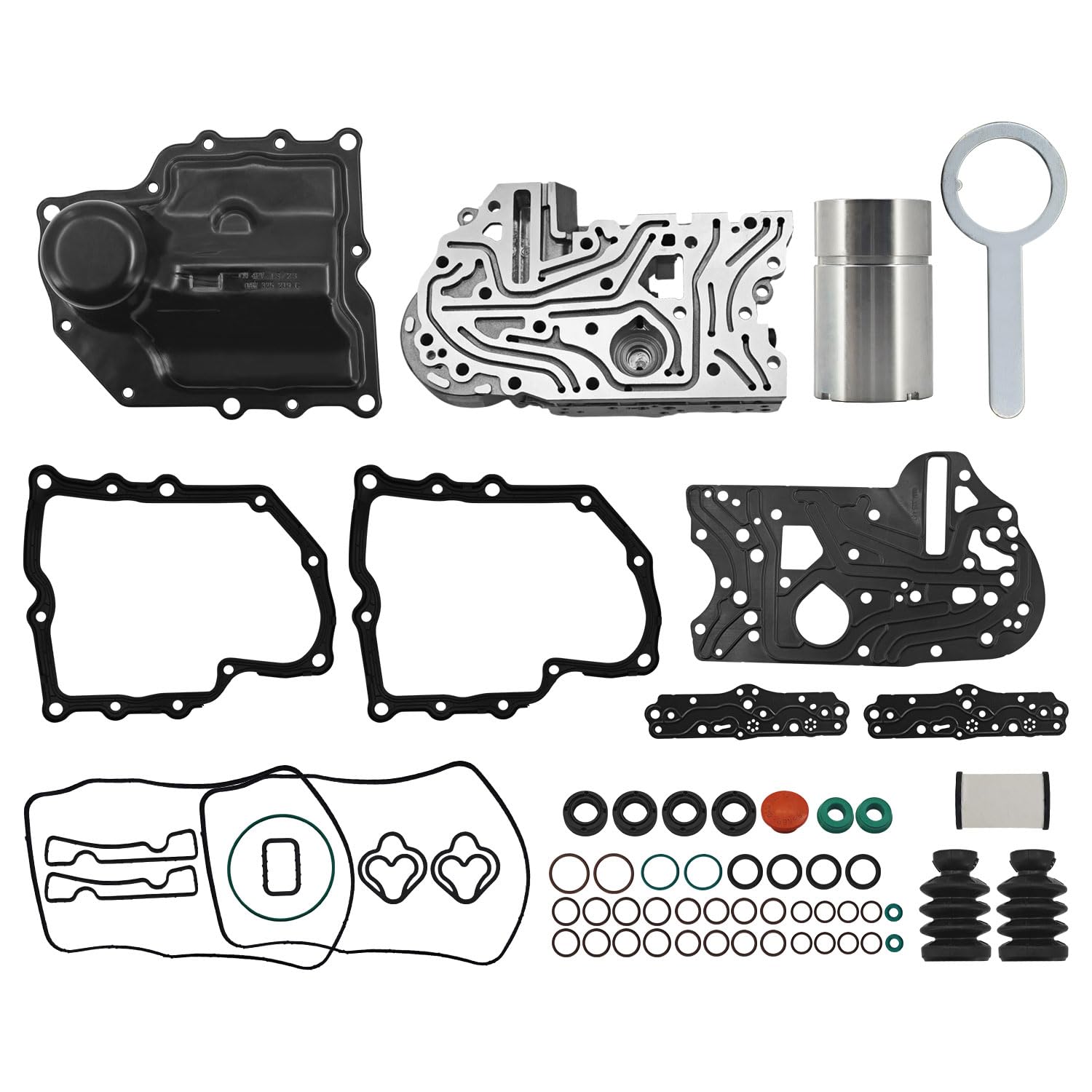 Reparatursatz DSG Mechatronik 7Gang 0AM DQ200 kompatibel mit VW Audi Seat Skoda P17BF P189C | Mit Trockenkupplung und Dichtung
