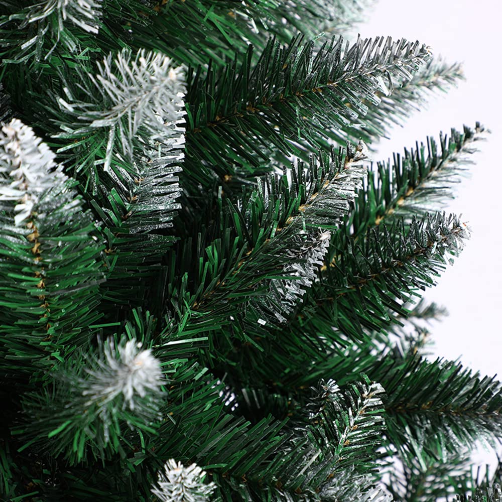 Kunstkerstboom, 180 cm, kerstboom met 660 takpunten in de vorm van dennennaalden, met sneeuw-effect, groen, decoratie, kerstfeest, pvc, Kerstmis (1,8 m, 800 takken Kunstkerstboom, 180 cm, kerstboom met 660 takpunten in de vorm van dennennaalden, met sneeuw-effect, groen, decoratie, kerstfeest, pvc, Kerstmis (1,8 m, 800 takken