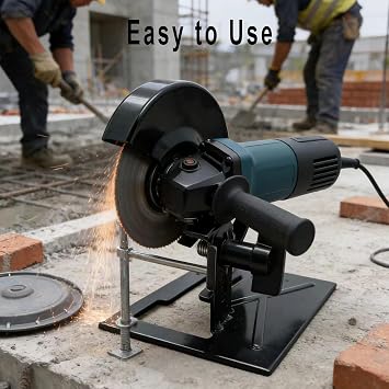 1Set Angle Grinder Holder Include Angle Grinder Stand and Protective Shield Cover